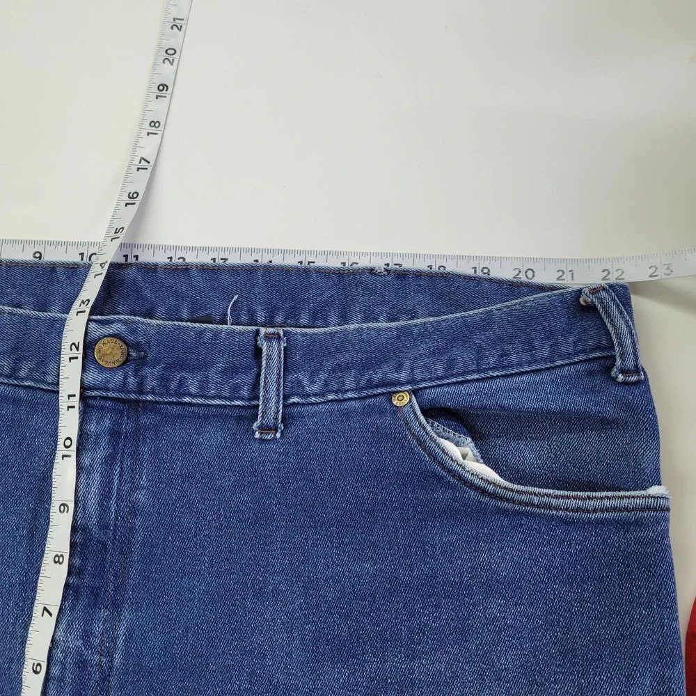 Long Haul Jeans Mens‎ 44x28 Blue Stretch Denim Vintage Made in USA Classic